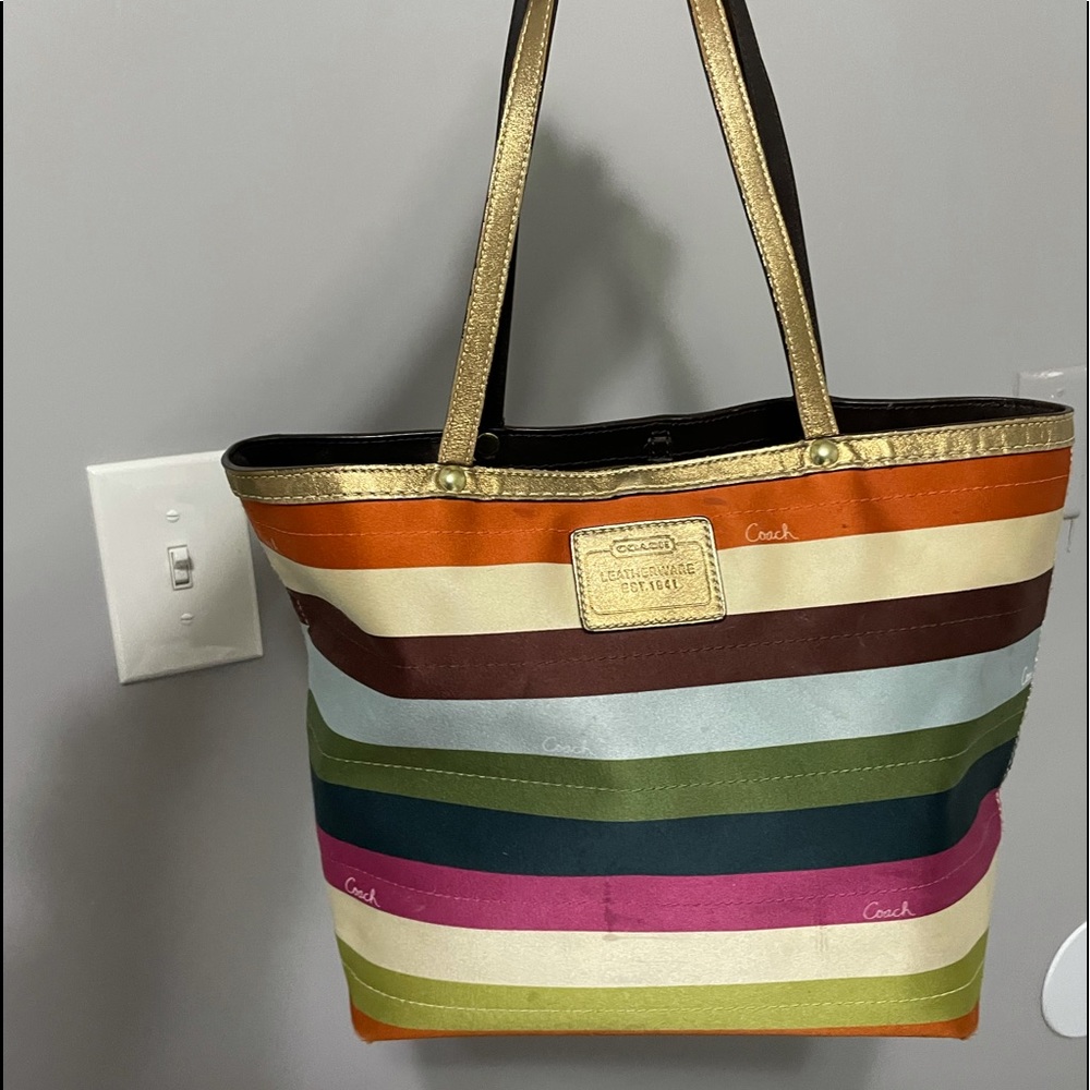 Coach tote purse